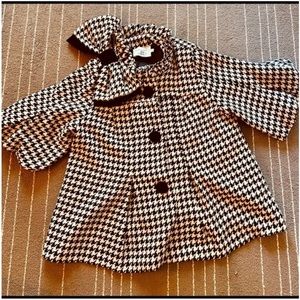 Judith March Houndstooth Princess cut Jacket